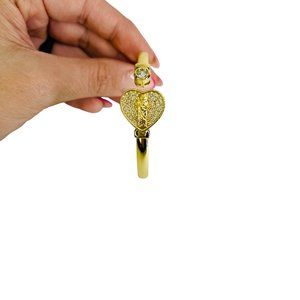 Saint Judas Bangle, Gold Bracelet By Advs, Gold brazilian Jewelry, Religious